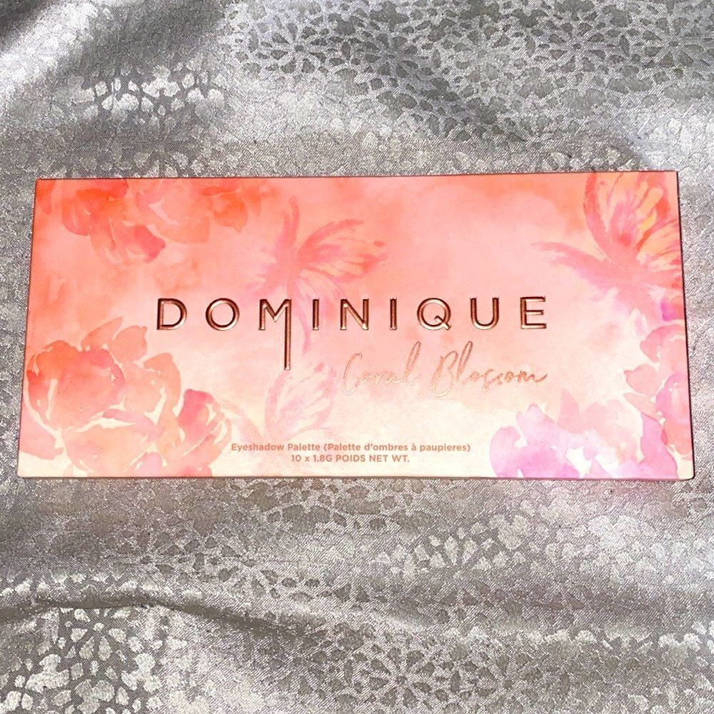 Dominique Cosmetics Coral Blossom Eyeshadow Palette NIB